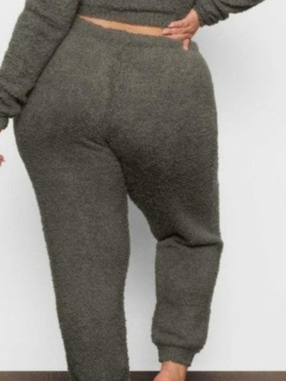 Skims Cozy Knit Juniper Women's Jogger Pants S/M